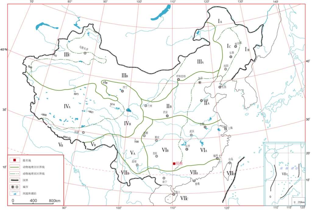 动物区系     根据张荣祖(2004)对中国动物地理区划分,提名地属东洋